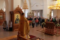 33-В Неделю 10-ю по Пятидесятнице архиепископ Амфилохий возглавил служение Божественной Литургии в главном храме Восточного Казахстана