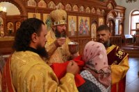 36-В Неделю 10-ю по Пятидесятнице архиепископ Амфилохий возглавил служение Божественной Литургии в главном храме Восточного Казахстана