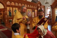 37-В Неделю 10-ю по Пятидесятнице архиепископ Амфилохий возглавил служение Божественной Литургии в главном храме Восточного Казахстана