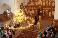 39-В Неделю 10-ю по Пятидесятнице архиепископ Амфилохий возглавил служение Божественной Литургии в главном храме Восточного Казахстана