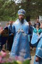 18-В десятую годовщину возобновления паломничества архиепископ Амфилохий возглавил служение Божественной Литургии на Святом ключе близ Семипалатинска