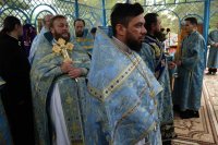 48-В десятую годовщину возобновления паломничества архиепископ Амфилохий возглавил служение Божественной Литургии на Святом ключе близ Семипалатинска