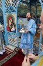 53-В десятую годовщину возобновления паломничества архиепископ Амфилохий возглавил служение Божественной Литургии на Святом ключе близ Семипалатинска