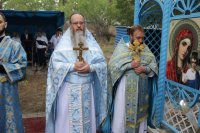 54-В десятую годовщину возобновления паломничества архиепископ Амфилохий возглавил служение Божественной Литургии на Святом ключе близ Семипалатинска
