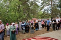 67-В десятую годовщину возобновления паломничества архиепископ Амфилохий возглавил служение Божественной Литургии на Святом ключе близ Семипалатинска