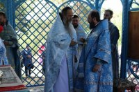 70-В десятую годовщину возобновления паломничества архиепископ Амфилохий возглавил служение Божественной Литургии на Святом ключе близ Семипалатинска