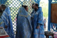 72-В десятую годовщину возобновления паломничества архиепископ Амфилохий возглавил служение Божественной Литургии на Святом ключе близ Семипалатинска