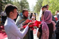 84-В десятую годовщину возобновления паломничества архиепископ Амфилохий возглавил служение Божественной Литургии на Святом ключе близ Семипалатинска