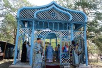 88-В десятую годовщину возобновления паломничества архиепископ Амфилохий возглавил служение Божественной Литургии на Святом ключе близ Семипалатинска