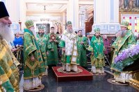 5-Архиепископ Усть-Каменогорский и Семипалатинский Амфилохий принял участие в духовных торжествах по случаю празднования 25-летия со дня обретения мощей преподобного Севастиана Карагандинского