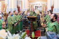 11-Архиепископ Усть-Каменогорский и Семипалатинский Амфилохий принял участие в духовных торжествах по случаю празднования 25-летия со дня обретения мощей преподобного Севастиана Карагандинского