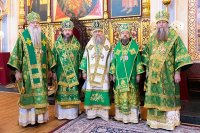 18-Архиепископ Усть-Каменогорский и Семипалатинский Амфилохий принял участие в духовных торжествах по случаю празднования 25-летия со дня обретения мощей преподобного Севастиана Карагандинского
