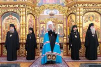 19-Архиепископ Усть-Каменогорский и Семипалатинский Амфилохий принял участие в духовных торжествах по случаю празднования 25-летия со дня обретения мощей преподобного Севастиана Карагандинского