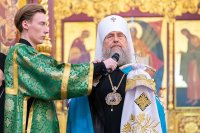 20-Архиепископ Усть-Каменогорский и Семипалатинский Амфилохий принял участие в духовных торжествах по случаю празднования 25-летия со дня обретения мощей преподобного Севастиана Карагандинского