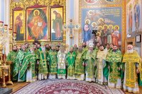 22-Архиепископ Усть-Каменогорский и Семипалатинский Амфилохий принял участие в духовных торжествах по случаю празднования 25-летия со дня обретения мощей преподобного Севастиана Карагандинского
