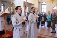 13-Божественная Литургия в день Великой Субботы  в Андреевском кафедральном соборе