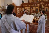 14-Божественная Литургия в день Великой Субботы  в Андреевском кафедральном соборе