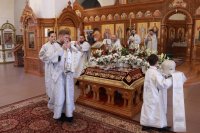 19-Божественная Литургия в день Великой Субботы  в Андреевском кафедральном соборе