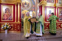 31-Управляющий Усть-Каменогорской и Семипалатинской епархии сослужил Главе Православной Церкви Казахстана за воскресной Литургией в Александро-Невском соборе Алма-Аты