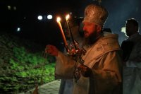 10-Празднование Воскресения Христова в главном храме Рудного Алтая