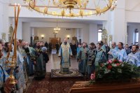3-В день празднования Иверской иконы Божией Матери в Андреевском кафедральном соборе молитвенно отметили 10-летие учреждения  Усть-Каменогорской и Семипалатинской епархии