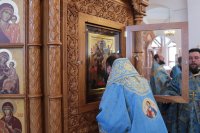 4-В день празднования Иверской иконы Божией Матери в Андреевском кафедральном соборе молитвенно отметили 10-летие учреждения  Усть-Каменогорской и Семипалатинской епархии