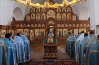 6-В день празднования Иверской иконы Божией Матери в Андреевском кафедральном соборе молитвенно отметили 10-летие учреждения  Усть-Каменогорской и Семипалатинской епархии