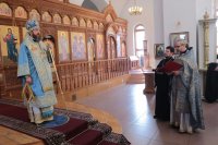 8-В день празднования Иверской иконы Божией Матери в Андреевском кафедральном соборе молитвенно отметили 10-летие учреждения  Усть-Каменогорской и Семипалатинской епархии