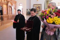 9-В день празднования Иверской иконы Божией Матери в Андреевском кафедральном соборе молитвенно отметили 10-летие учреждения  Усть-Каменогорской и Семипалатинской епархии