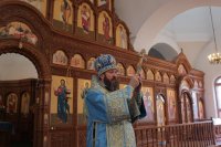 11-В день празднования Иверской иконы Божией Матери в Андреевском кафедральном соборе молитвенно отметили 10-летие учреждения  Усть-Каменогорской и Семипалатинской епархии