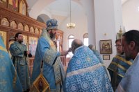 12-В день празднования Иверской иконы Божией Матери в Андреевском кафедральном соборе молитвенно отметили 10-летие учреждения  Усть-Каменогорской и Семипалатинской епархии