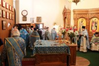 19-В день празднования Иверской иконы Божией Матери в Андреевском кафедральном соборе молитвенно отметили 10-летие учреждения  Усть-Каменогорской и Семипалатинской епархии