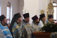 24-В день празднования Иверской иконы Божией Матери в Андреевском кафедральном соборе молитвенно отметили 10-летие учреждения  Усть-Каменогорской и Семипалатинской епархии