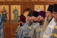 26-В день празднования Иверской иконы Божией Матери в Андреевском кафедральном соборе молитвенно отметили 10-летие учреждения  Усть-Каменогорской и Семипалатинской епархии