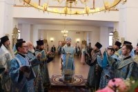 29-В день празднования Иверской иконы Божией Матери в Андреевском кафедральном соборе молитвенно отметили 10-летие учреждения  Усть-Каменогорской и Семипалатинской епархии
