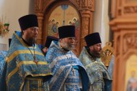 34-В день празднования Иверской иконы Божией Матери в Андреевском кафедральном соборе молитвенно отметили 10-летие учреждения  Усть-Каменогорской и Семипалатинской епархии