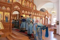 38-В день празднования Иверской иконы Божией Матери в Андреевском кафедральном соборе молитвенно отметили 10-летие учреждения  Усть-Каменогорской и Семипалатинской епархии