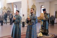 40-В день празднования Иверской иконы Божией Матери в Андреевском кафедральном соборе молитвенно отметили 10-летие учреждения  Усть-Каменогорской и Семипалатинской епархии