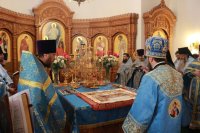 43-В день празднования Иверской иконы Божией Матери в Андреевском кафедральном соборе молитвенно отметили 10-летие учреждения  Усть-Каменогорской и Семипалатинской епархии