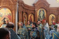 47-В день празднования Иверской иконы Божией Матери в Андреевском кафедральном соборе молитвенно отметили 10-летие учреждения  Усть-Каменогорской и Семипалатинской епархии