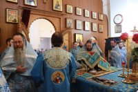 53-В день празднования Иверской иконы Божией Матери в Андреевском кафедральном соборе молитвенно отметили 10-летие учреждения  Усть-Каменогорской и Семипалатинской епархии