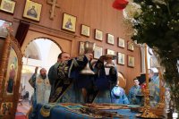 58-В день празднования Иверской иконы Божией Матери в Андреевском кафедральном соборе молитвенно отметили 10-летие учреждения  Усть-Каменогорской и Семипалатинской епархии