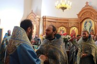 63-В день празднования Иверской иконы Божией Матери в Андреевском кафедральном соборе молитвенно отметили 10-летие учреждения  Усть-Каменогорской и Семипалатинской епархии