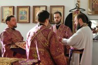9-Архипастырский визит в Семипалатинск. Божественная Литургия Преждеосвященных Даров в Воскресенском кафедральном соборе.