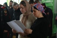 28-Архипастырский визит в Семипалатинск. Божественная Литургия Преждеосвященных Даров в Воскресенском кафедральном соборе.