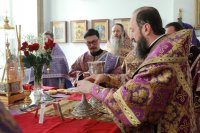 38-Архипастырский визит в Семипалатинск. Божественная Литургия Преждеосвященных Даров в Воскресенском кафедральном соборе.
