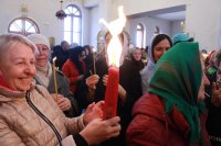 22-В Андреевском кафедральном соборе совершена Пасхальная вечерня