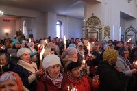 29-В Андреевском кафедральном соборе совершена Пасхальная вечерня