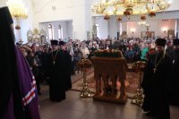 45-В Андреевском кафедральном соборе совершена Пасхальная вечерня
