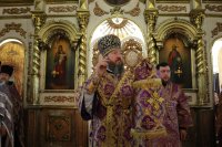 8-Епископ Амфилохий возглавил богослужения поминальной субботы в главном храме Семипалатинска
